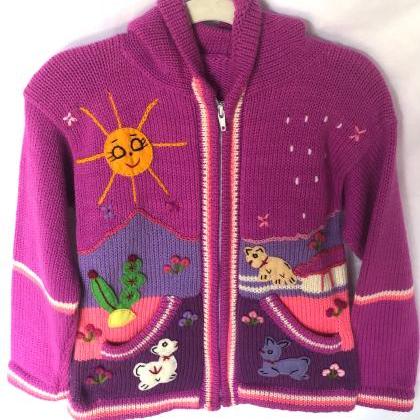 Size 6 Lilac Hooded Jacket, Girls J..